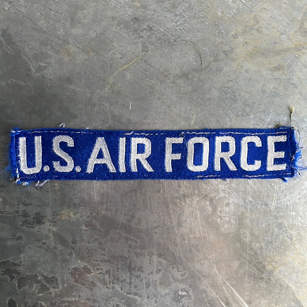 U.S. AIR FORCE blue tape patch
